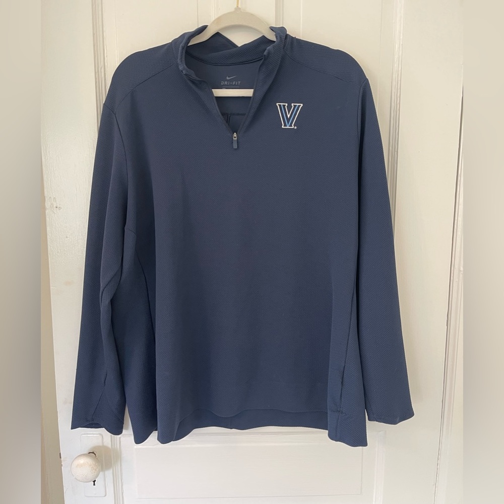 Nike College Dri-FIT Villanova College Navy Quarter-zip size XXL